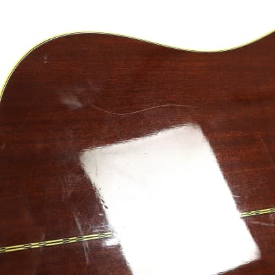 Vintage Tokai Japan CE-280D Cat's Eyes Solid Top Mahogany Acoustic Guitar image 22