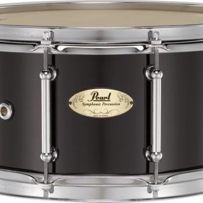 Pearl Concert Snare Drum - 6.5-inch x 14-inch - Piano Black image 1