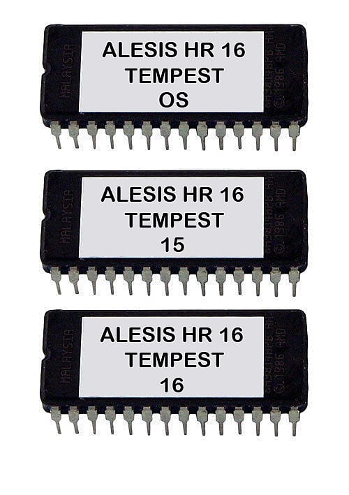 Immagine Dave Smith Tempest Sounds For Alesis HR-16 / Hr-16B Eprom Upgrade Set OS Rom HR-16 HR16B - 1