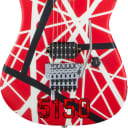 EVH Guitars Striped Series 5150 - Red with Black and White Stripes