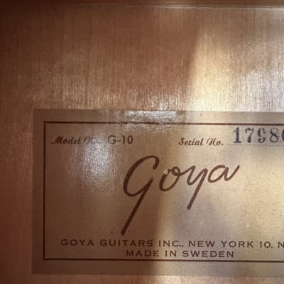 Goya G-10 c1964 - Natural image 3