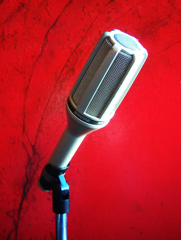 Vintage 1990's Shure SM59 dynamic cardioid microphone USA w accessories Lo  Z SM58 SM54