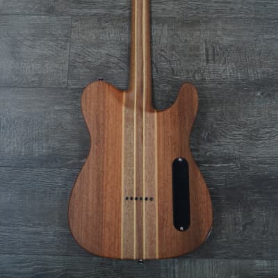 AIO TC1 Left-Handed Electric Guitar - Natural Walnut 001 image 8