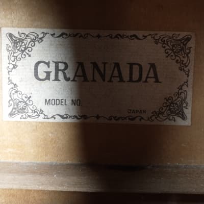 Granada Vintage Acoustic Tiger Maple Back & Sides Japan w/ Wayfinder Gig Bag image 6