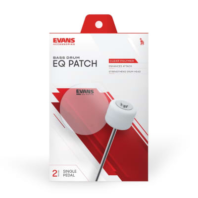 Evans EQ Pedal Patch (Single Clear Plastic) image 2