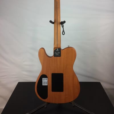 Fender American Acoustasonic Telecaster All-Mahogany, Bourbon Burst image 8