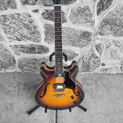 1985 Yamaha SA2100 semihollow guitar with OHSC | Reverb