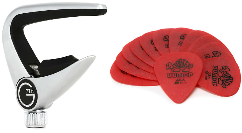 DA CAPO フルセット6種 Newport Capo G7th Silver - 6-String Guitar Capo With Fine Tune