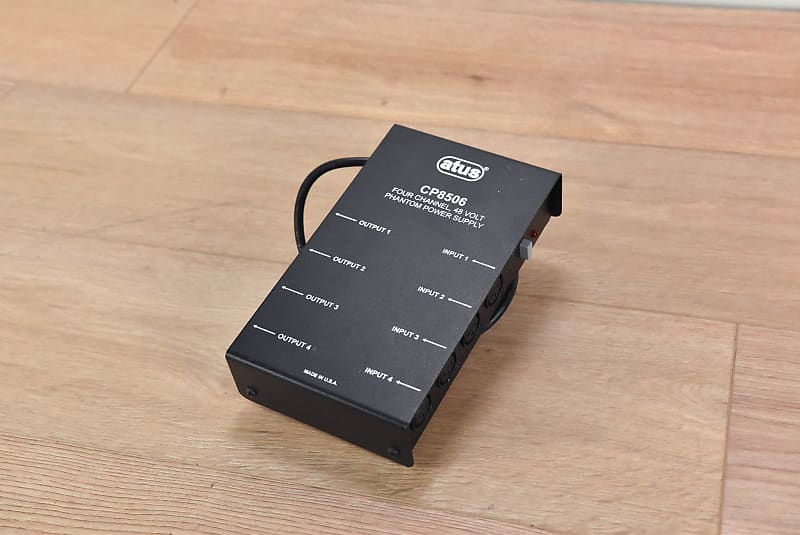 AudioTechnica CP8506 4Channel 48V Phantom Power Supply Reverb