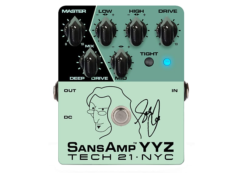 Tech 21 Geddy Lee YYZ Signature SansAmp Bass Drive image 1
