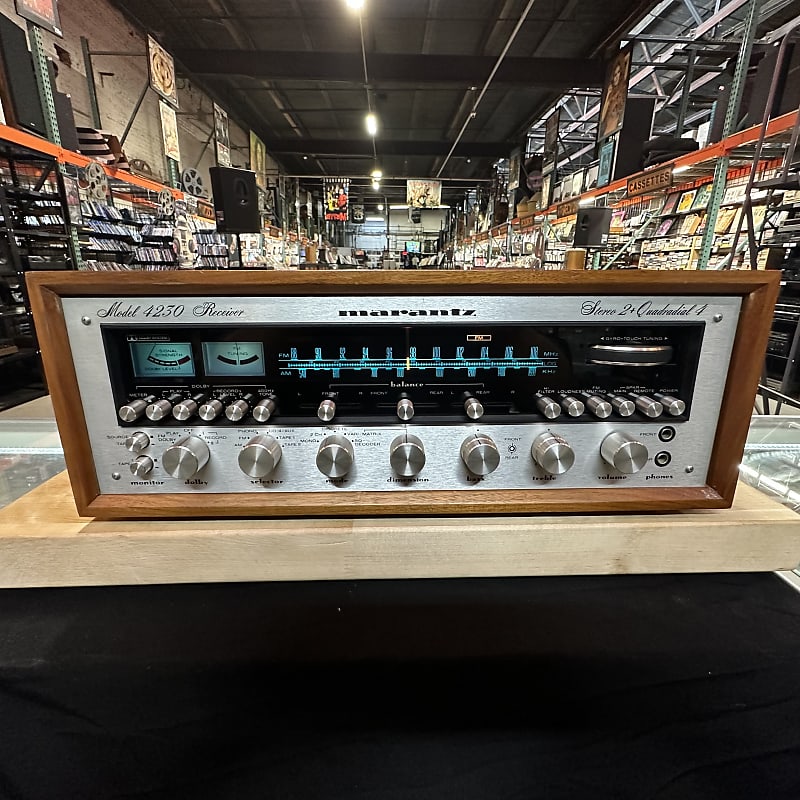 Marantz Model 4230 Stereo 2 + Quadradial 4 Receiver 1970s - Silverface image 1