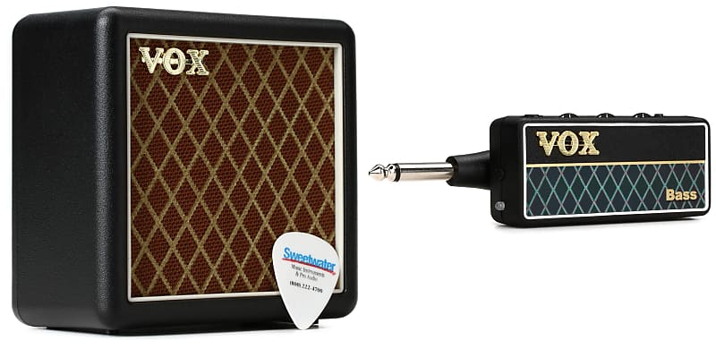 Vox amPlug 2 Cabinet - 2-watt Mini Cabinet for amPlug Bundle with Vox  amPlug 2 Bass Headphone Guitar Amp