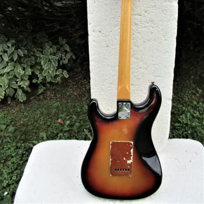 Fresher Straighter Guitar, 1970's, Japan,  Sunburst Finish,  Fresh Setup,  Gig Bag image 7