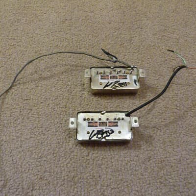 Rare Find WB Will Boggs Pickups Firewater Bridge and Neck Humbucker Set Chrome image 5