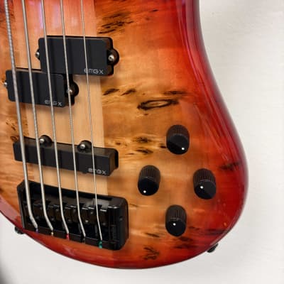 Fodera NYC Empire 5 Strings 70FH/24 TransRed | Reverb Greece