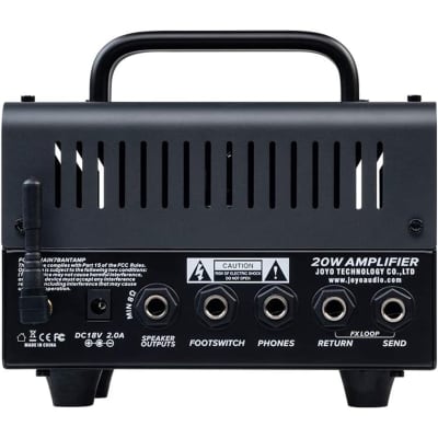 JOYO Zombie II BanTamP XL Series 20 Watt Lunchbox Size Tube Guitar Amplifier Head image 6