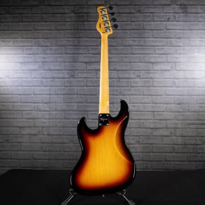 Tagima TW-73 4-String Fretless Electric Bass Guitar (Sunburst) image 6