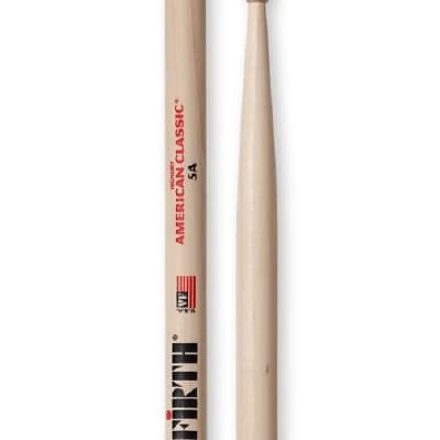 Vic Firth American Classic 5A Wood Tip Drum Sticks image 1