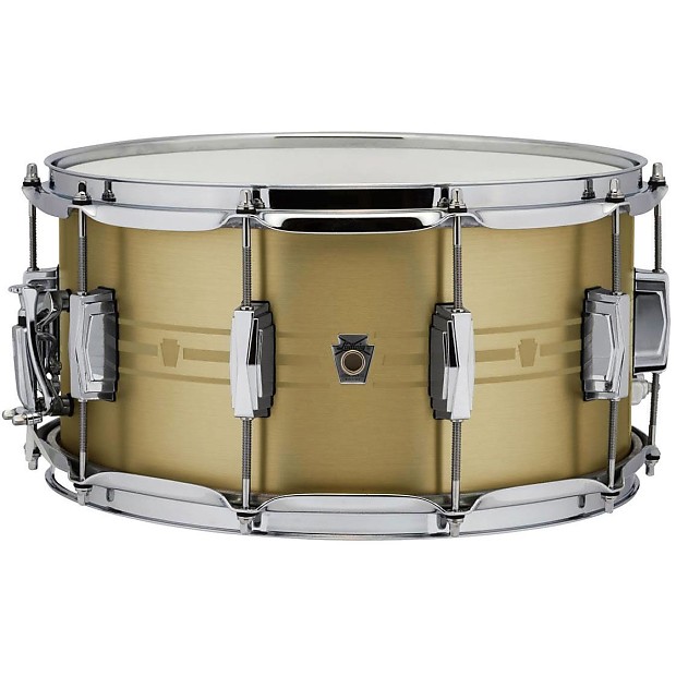 Ludwig LBR0714 Heirloom Brass 7x14" Snare with Imperial Lugs image 1