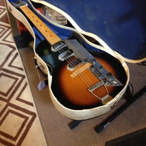 Kay K1963 value leader 60s Sunburst 3 pickup image 10