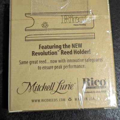 Rico Mitchell Lurie Bb Clarinet Reeds, Strength 2 - 10 PACK image 2