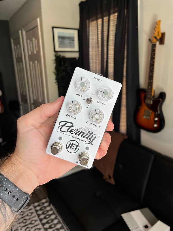 Jet Pedals Eternity White Reverb