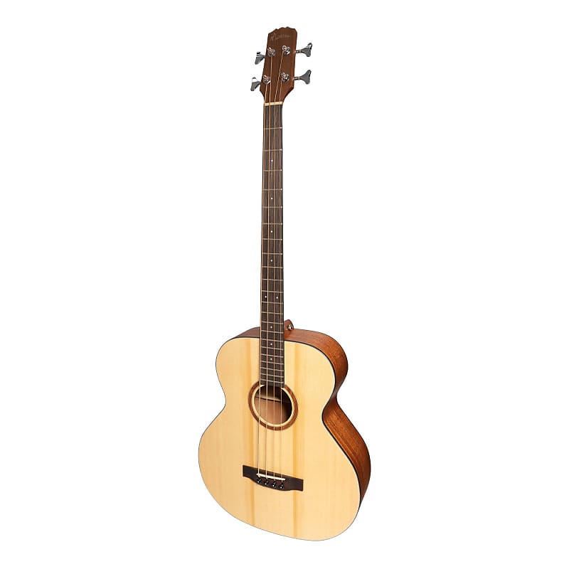 Martinez 'Natural Series' Spruce Top Acoustic-Electric Bass Guitar (Open Pore) image 1