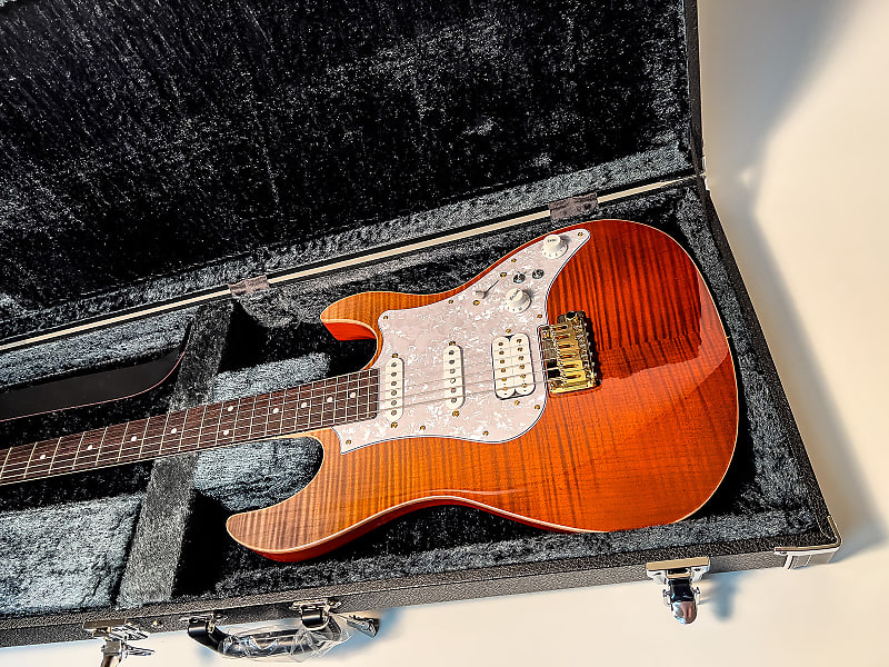 FGN Fujigen EOS-FM-R Flame Maple Ripe Kagi | Reverb
