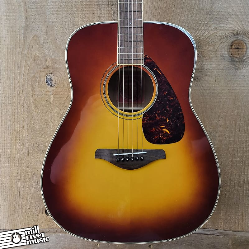 Yamaha FG720S-BS Dreadnought Acoustic Guitar Brown Sunburst Used
