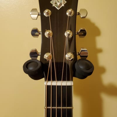used Morgan OMM Mahogany Acoustic Guitar with Hardshell Case image 7