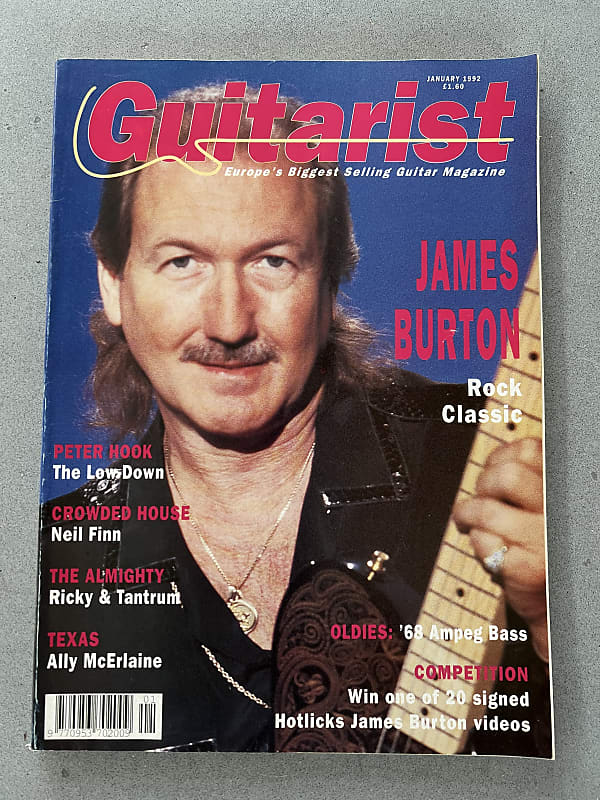 Guitarist Magazine UK James Burton Edition 1992 - Multi | Reverb