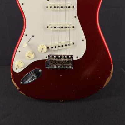 Fender Custom Shop Left-Handed 1959 Relic Stratocaster in Candy Apple Red image 1