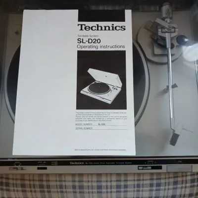 Technics SL-D20 Semi-Automatic Direct-Drive Turntable With A Shure/Realistic RXP3 Cartridge image 13