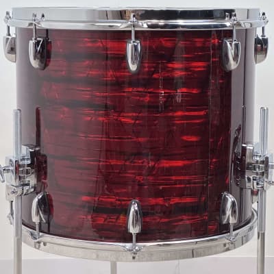 Gretsch 24/12/14/16/5.5x14" Brooklyn Drum Set - Red Oyster Pearl image 20
