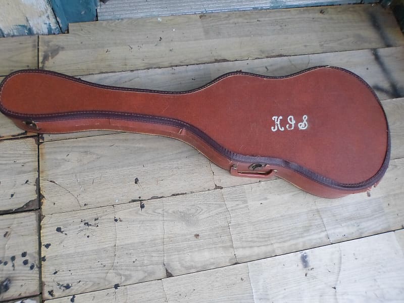 Vintage 1950s Silvertone Harmony Electric Guitar Chipboard Reverb