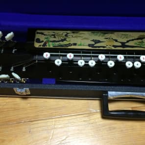 Nardan Taisho Goto Nagoya Harp Black Gold Beautiful Reverb