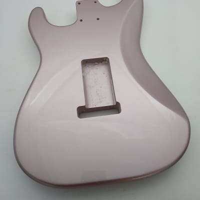 3lbs 11oz BloomDoom Nitro Lacquer Aged Relic Faded Burgundy Mist S-Style Vintage Custom Guitar Body image 7