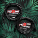 Pig Hog (BUNDLE 2-PACK) PHM10 Tour-Grade XLR Male to Female Mic Cable - 10'