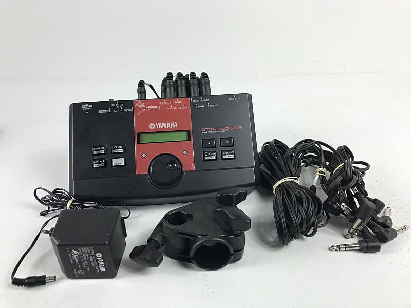 Yamaha DTXPLORER dtxplorer Drum Trigger Module + Cables + Mount +