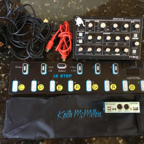 Moog Minitaur Synth, Keith McMillen 12 Step Bass Pedal & Midi Expander - Full Setup image 1
