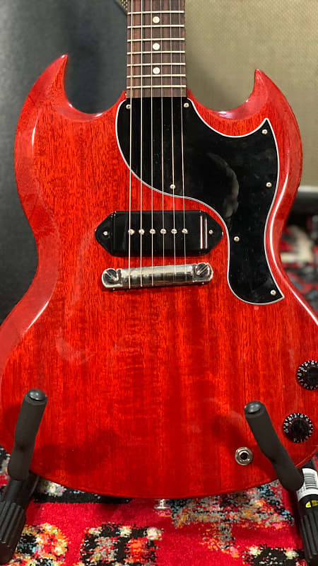 Gibson SG Jr with Script Logo 2018 Heritage Cherry | Reverb