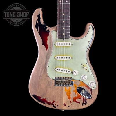 Fender Custom Shop Rory Gallagher Stratocaster Heavy Relic 3 Tone Sunburst w/case image 1