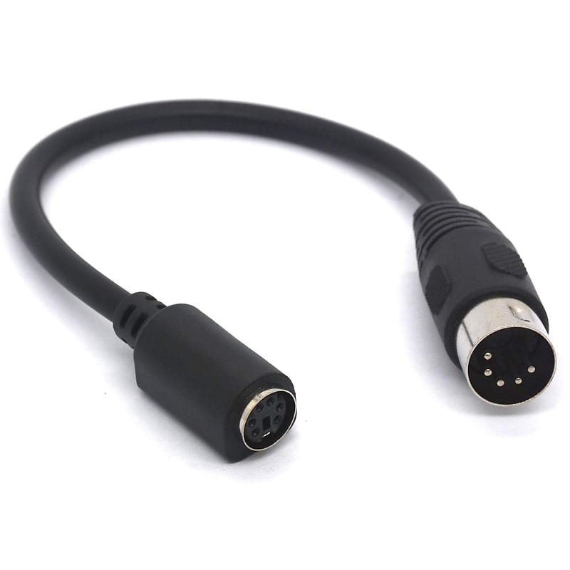 Din 5 Pin Splitter Y Adapter MIDI Cable, MIDI 5 Pin 2 5 Female, Y Cable  Cord, Extension Audio Cable Keyboard 