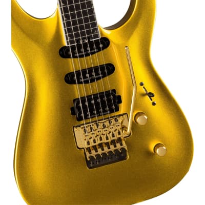 Jackson Pro Plus Series Soloist SLA3 Ebony Fingerboard w/ Seymour Duncan Pickups - Gold Bullion for sale