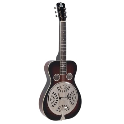 RR-60-VS Recording King Professional Wood Body Squareneck Resonator, Mahogany image 3