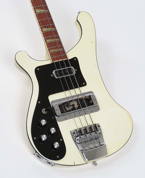 Rickenbacker ベース 4弦 ブラック/ホワイト Rickenbacker 4003 Electric Guitar, Bass Guitar, White Color
