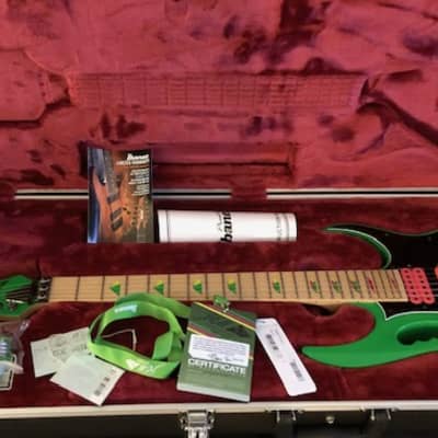 2017 Ibanez JEM777-LG LNG Steve Vai 30th Anniversary Limited Edition Loch Ness Green for sale