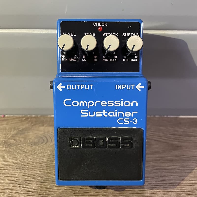 Boss CS-3 Compression Sustainer (Silver Label) 1997 - Present - Blue image 1