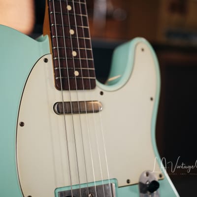 K-Line "Truxton" White Guard Tele Style Electric Guitar - In Surf Green image 4