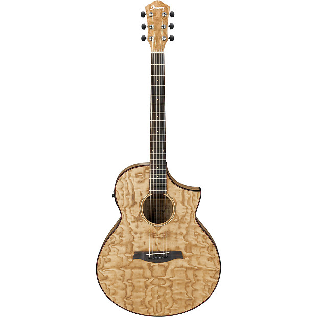 Ibanez AEW40ASNT Exotic Wood Series Acoustic-Electric Guitar Natural image 1